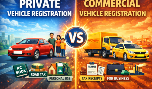 Blog image for Private vs Commercial Vehicle Registration White vs Yellow Plate