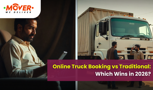 Blog image for Traditional Truck Booking vs App Based Truck Booking