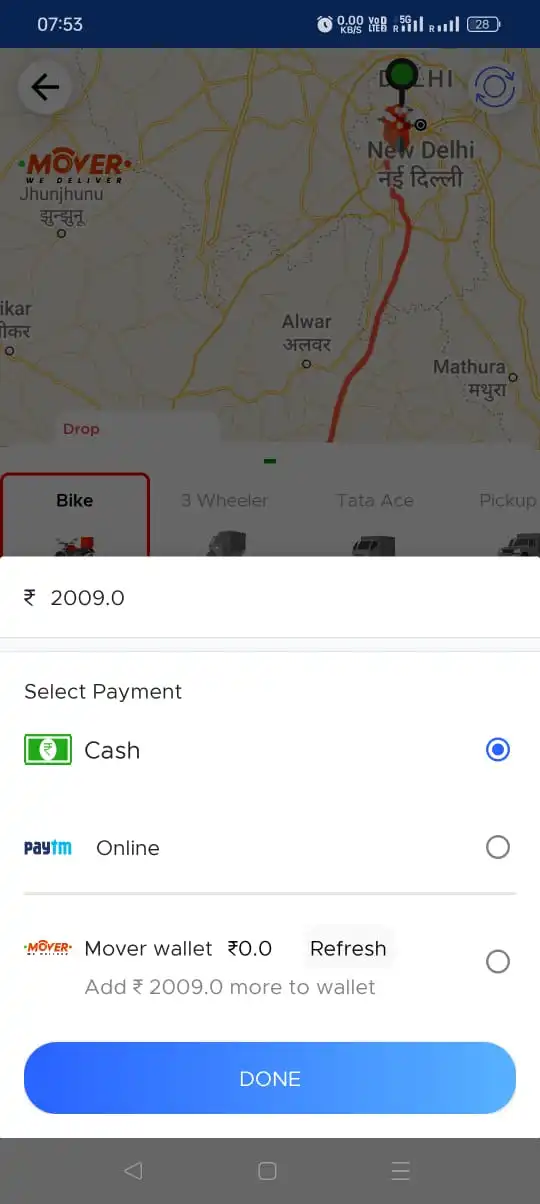 Payment Mode