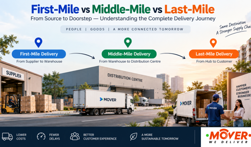 Blog image for First-Mile vs Middle-Mile vs Last-Mile Delivery