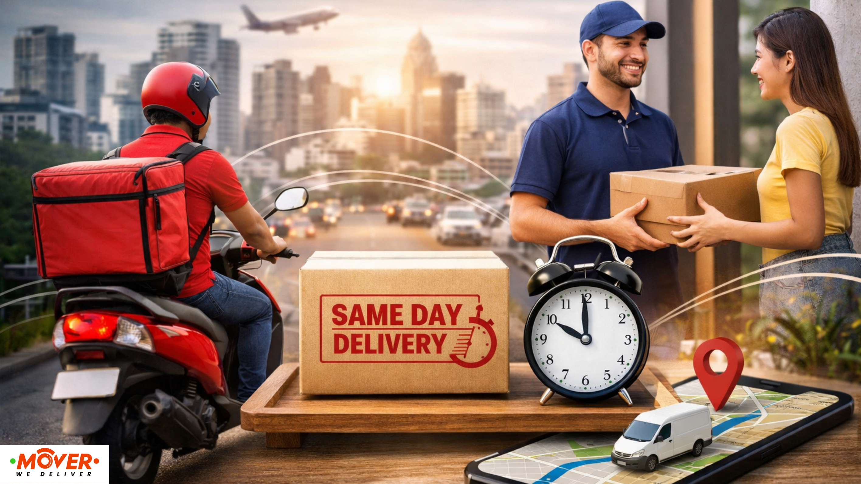 how same day delivery works in india