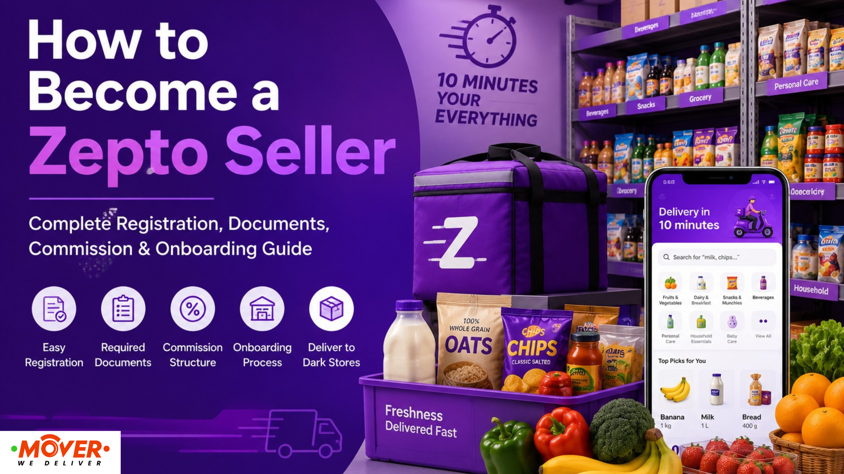 How to Sell on Zepto?