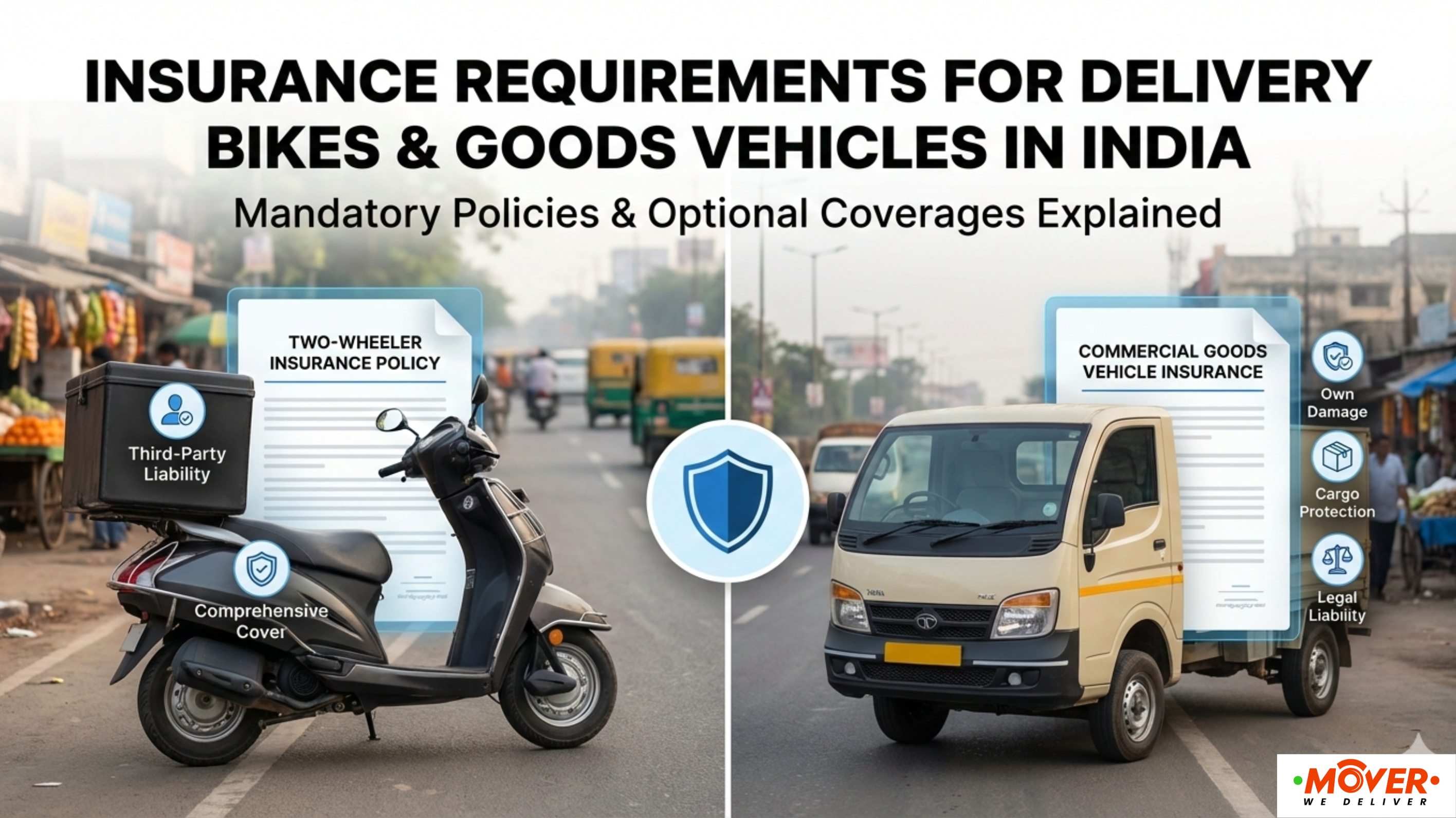 Delivery Bike & Goods Vehicle Insurance Rules
