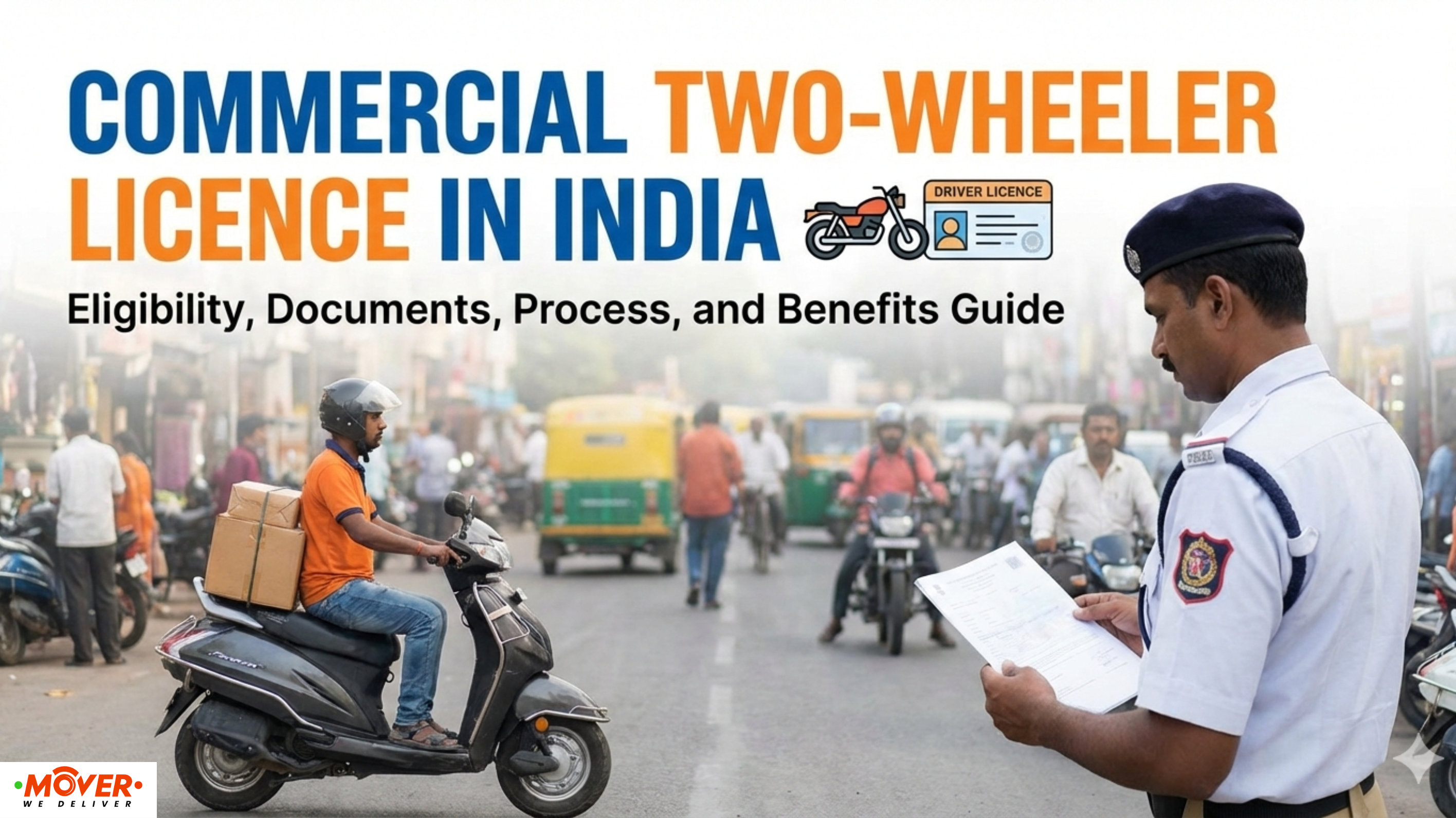 Commercial Two Wheeler Licence in India